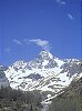 Il grossglockner visto dal parcheggio della Luckner haus