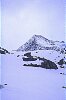 La vetta del Sommerwand vista dal rifugio Franz Senn Hutte