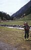 Ritorno dallo Stubai, Beppe sui prati della Ulten Tal