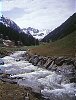 La valle che porta al Franz Senn Hutte