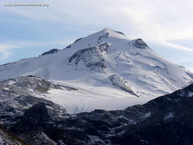 Tignes - la Grande Motte prima del distacco