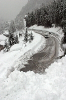 Slavina sulla strada fra Valle Dorizzo e il Gaver